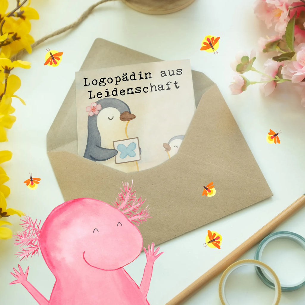 Grußkarte Logopädin Leidenschaft Design Klappkarte, Grußkarte, Einladungskarte, Glückwunschkarte, Karte, Hochzeitskarte, Ansichtskarten, Geburtstagskarte, Beruf, Ausbildung, Jubiläum, Abschied, Rente, Kollege, Kollegin, Geschenk, Schenken, Arbeitskollege, Mitarbeiter, Firma, Danke, Dankeschön, Logopädin, Logopädie, Studium