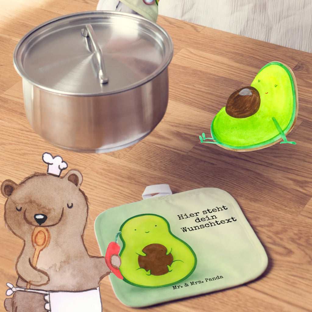 Spersonalizowane rękawice kuchenne Awokado pestka Design Awokado, Warzywa, Wegan, Zdrowy