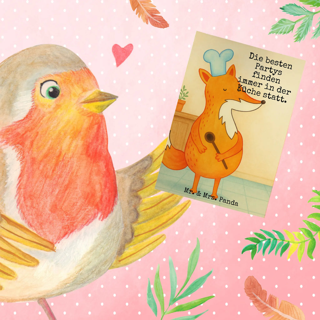 Grußkarte Fuchs Koch Design Grußkarte, Klappkarte, Einladungskarte, Glückwunschkarte, Hochzeitskarte, Geburtstagskarte, Karte, Ansichtskarten, Fuchs, Füchse, Koch Geschenk, Küche Spruch, Küche Deko, Köche, Bäcker, Party Spruch, Spruch lustig, witzig