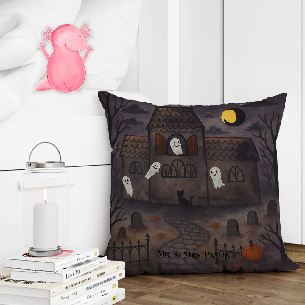 Cushion Ghosts Villa Design cushion, Pillow, bedroom, 40 x 40, pillows, 40x40, soft, pillow case, couch, sofa, pad, settee, bed, fluffy, Halloween, decoration, Martin singing, decor, gifts, giving
