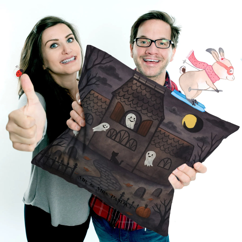 Cushion Ghosts Villa Design cushion, Pillow, bedroom, 40 x 40, pillows, 40x40, soft, pillow case, couch, sofa, pad, settee, bed, fluffy, Halloween, decoration, Martin singing, decor, gifts, giving