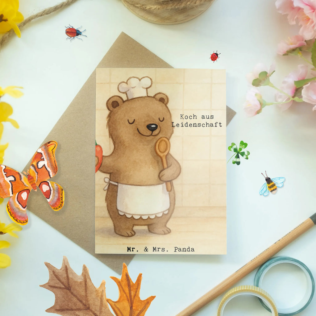 Greetings card Cook Passion Design wedding card, greeting card, invitation card, birthday card, folding card, gift, gift idea, best, farewell gift, passing exam, anniversary, retirement, promotion, job start, sayings, funny, profession