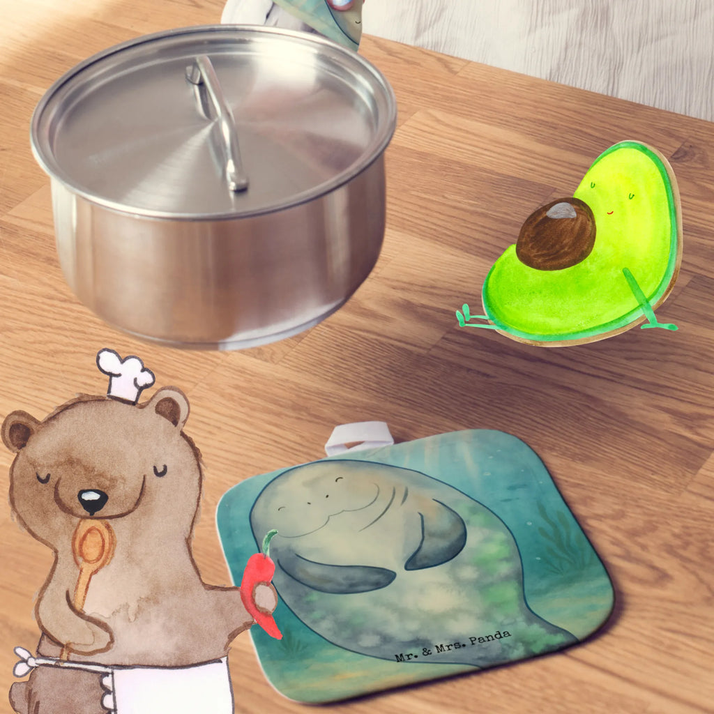 2-elementowy zestaw podkładek pod garnki morska krowa Szczęśliwy Design Zwierzeta morskie, Morze, Wakacje