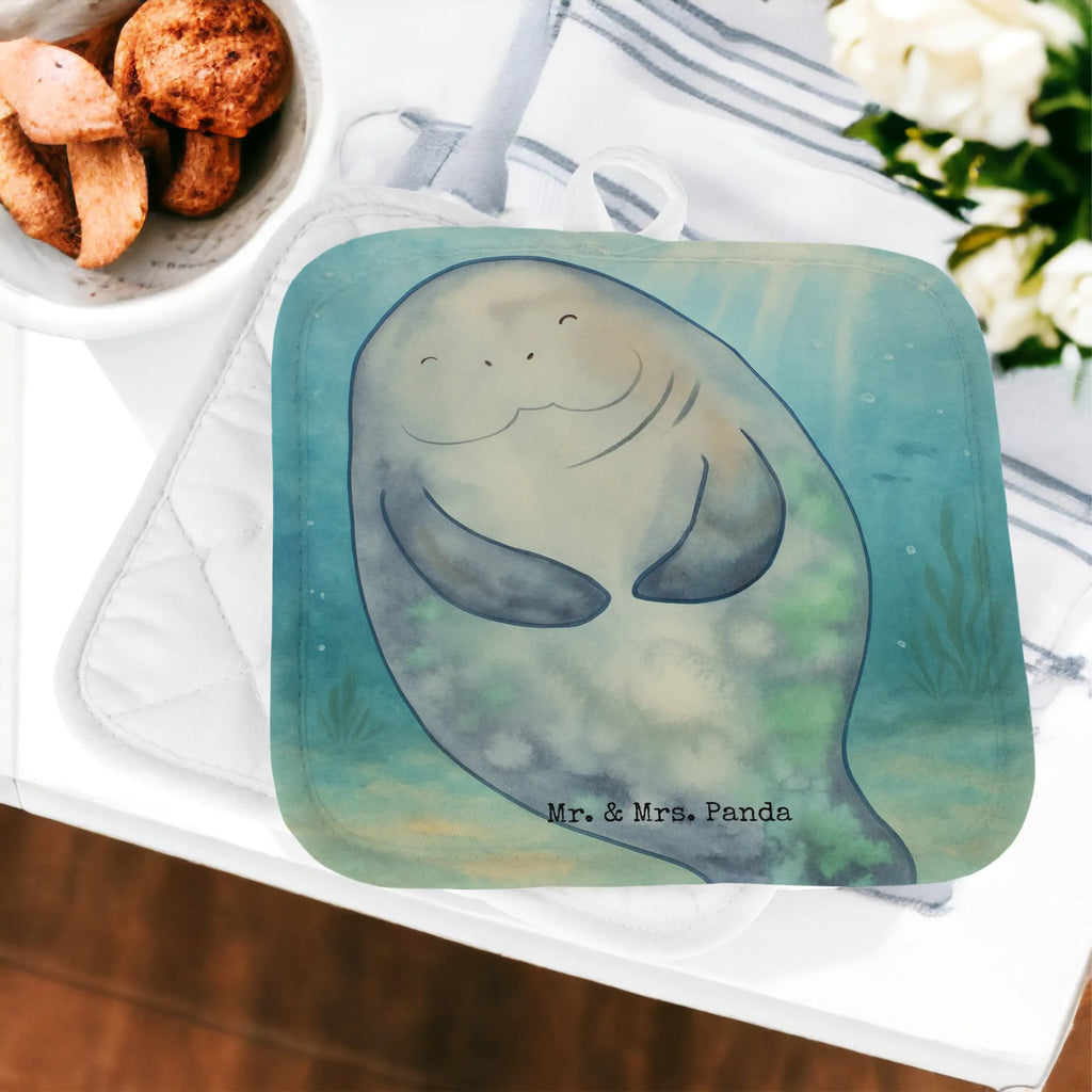 2-elementowy zestaw podkładek pod garnki morska krowa Szczęśliwy Design Zwierzeta morskie, Morze, Wakacje