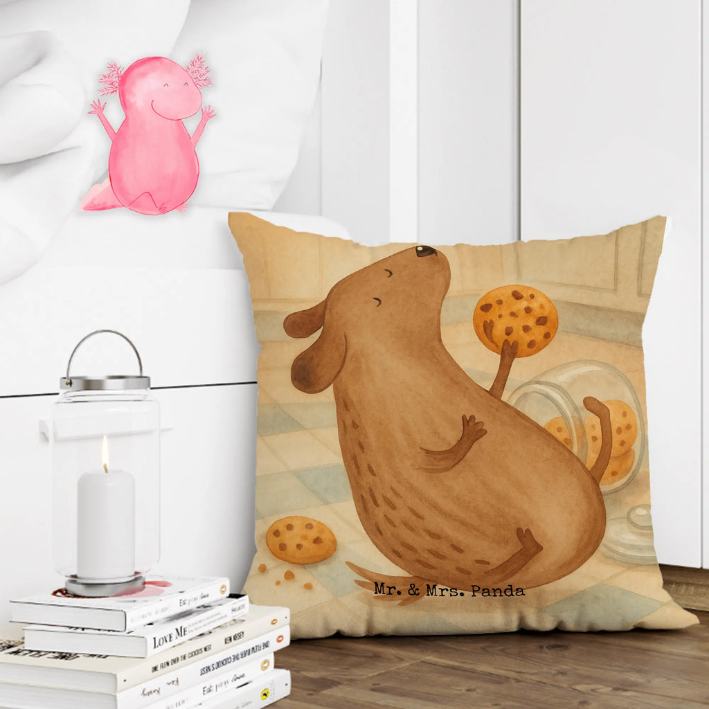 40x40 poduszka pies ciastko Design Pies, motyw psa, zwierzę domowe, rasa psa, miłośnik zwierząt, właściciel psa, powiedzenia