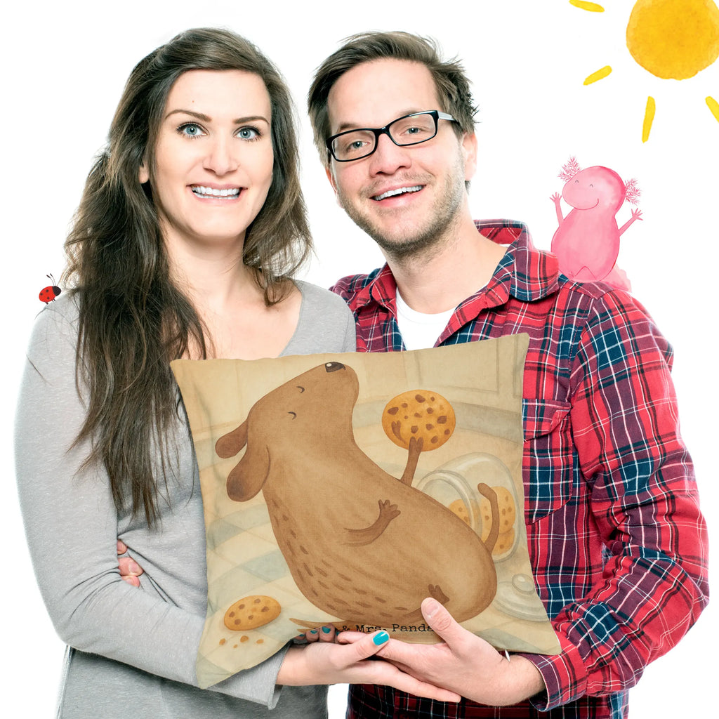 40x40 poduszka pies ciastko Design Pies, motyw psa, zwierzę domowe, rasa psa, miłośnik zwierząt, właściciel psa, powiedzenia