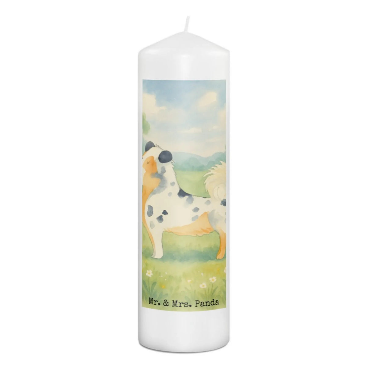 Kerze Hund Australien Shepherd Design Kerze, Bedruckte Kerze, Erinnerungskerze, Blockkerze, Erinnerungslicht, Wachskerze, Zylinderkerze, Stumpenkerze, Sprüche, Hundemotiv, Hund, Hundebesitzer, Hunderasse, Tierliebhaber, Haustier, Familienhund, Hundeliebe, Shepherd, Spruch, Australien Shepherd