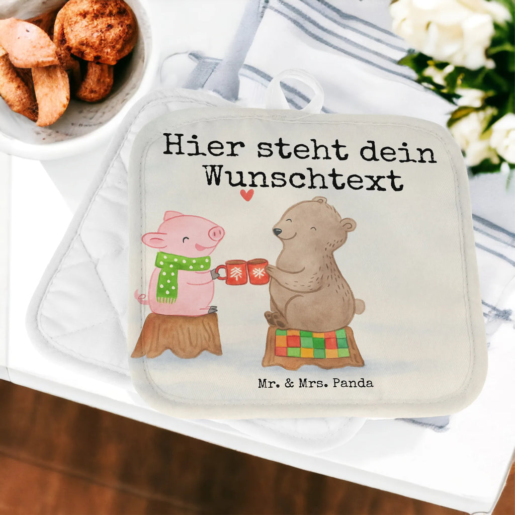 Personalisierte Topflappen Glühschwein Sause Design Topflappen Set personalisiert, Personalisierte Topfuntersetzer, Personalisierter Ofenhandschuh, Topflappen mit Namen, Namensaufdruck, Topflappen personalisiert, Winter, Weihnachten, Weihnachtsdeko, Nikolaus, Advent, Heiligabend, Wintermotiv, Alles Gute, Weihnachtszeit, Schwein, Bär, Prost
