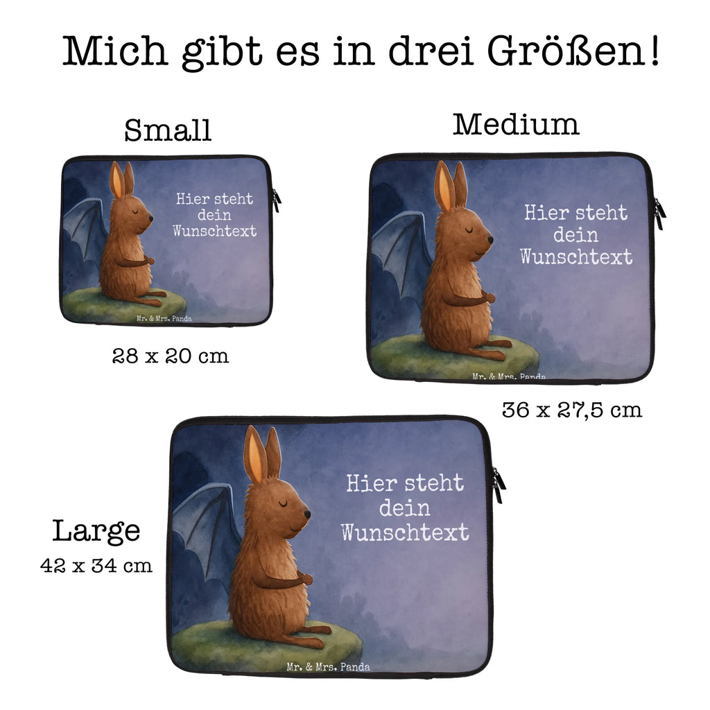 Spersonalizowana torba na laptopa Nietoperz siedzenie Design Motywy zwierzęce, dobra energia, zabawne powiedzonka, zwierzęta