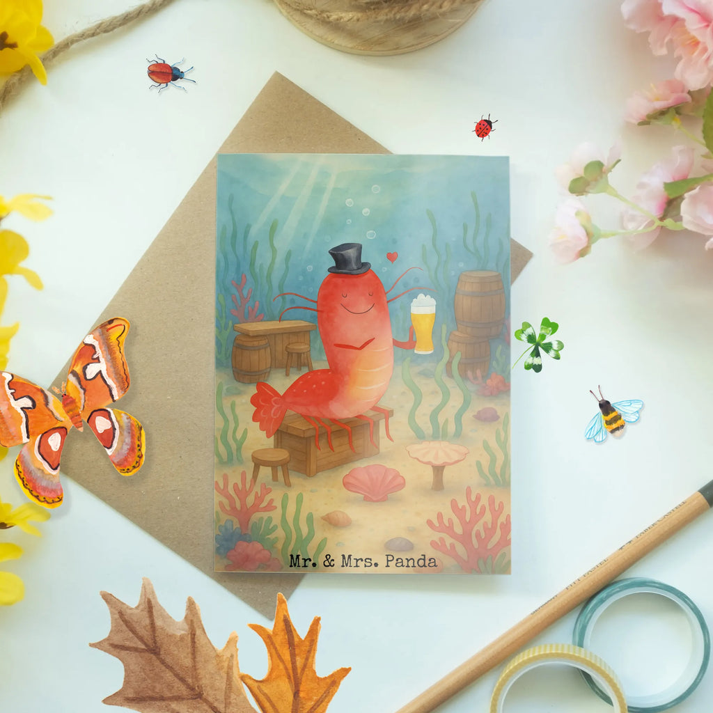 Greetings card lobster Wheat Design Ansichtskarten, Einladungskarte, Klappkarte, Glückwunschkarte, Karte, Hochzeitskarte, Grußkarte, Geburtstagskarte, Meerestiere, Meer, Urlaub, Junggeselle, Wirtschaft, Männerhaushalt, Garnelen, Kochen, Bier, Kneipe, Gasthaus, Junggesellin, Garnele, Bierliebhaber