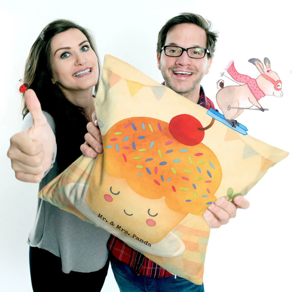 40x40 poduszka Babeczka Design Motywy zwierzęce, dobra energia, zabawne powiedzonka, zwierzęta