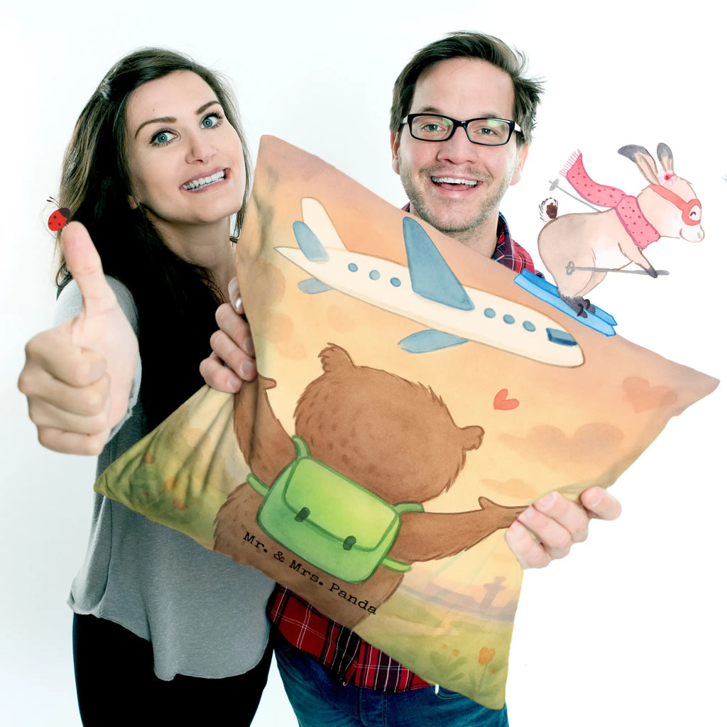 Cushion bear Airplane Design Pillow, pad, pillow case, 40 x 40, couch, sofa, settee, bedroom, soft, 40x40, pillows, cushion, fluffy, bed, Love, Loving, Two, Together, Marriage, Engagement, Proposal of marriage, Love gift, gift for her, gift for him, anniversary gift, Valentine&#39;s Day Gift for Women Love Gift Anniversary Wedding Anniversary Party Favor Gift for Girlfriend Gift for Partner Boyfriend Gift Token of Love for Men for Husband