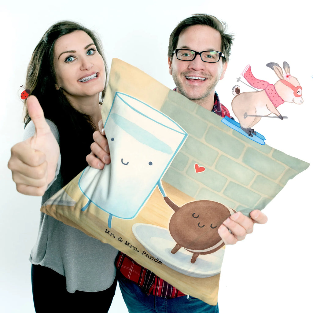 40x40 poduszka mleko ciastko Design Motywy zwierzęce, dobra energia, zabawne powiedzonka, zwierzęta