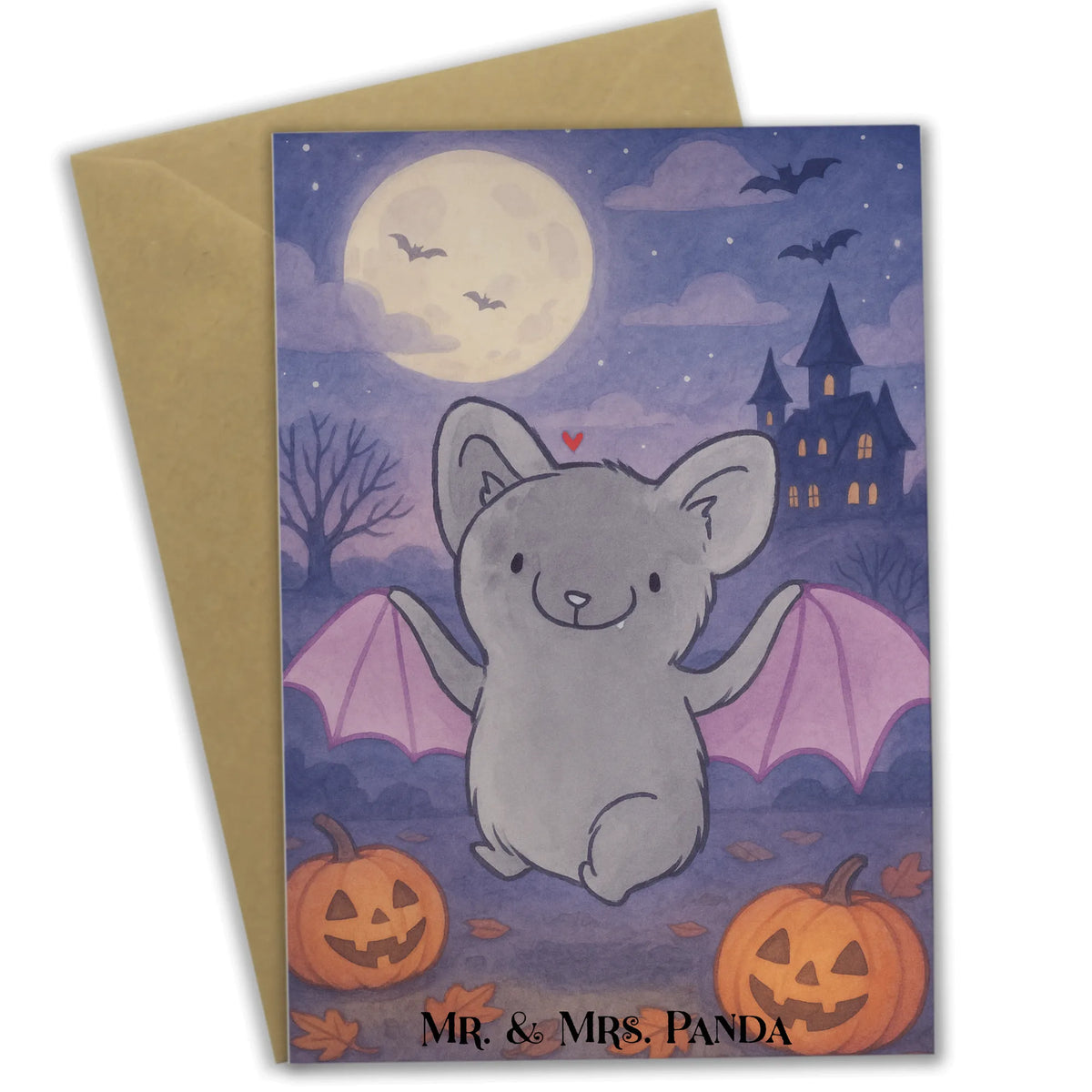 Grußkarte Fledermaus Classic Design osterkarten, kommunionskarte, babykarte, dankeskarten, spruchkarte, abiturkarte, Klappkarte, glückwunschkarten, Grußkarten, vatertagskarte, weihnachtskarten, hochzeitskarten, einladungskarten, firmungskarte, Grußkarte, osterkarte, Glückwunschkarte, jubiläumskarte, Beileidskarte, neujahrskarte, Motivkarte, valentinstagskarte, genesungskarte, Dekoration, Geschenke, Schenken, Deko, Halloween, Martinssingen