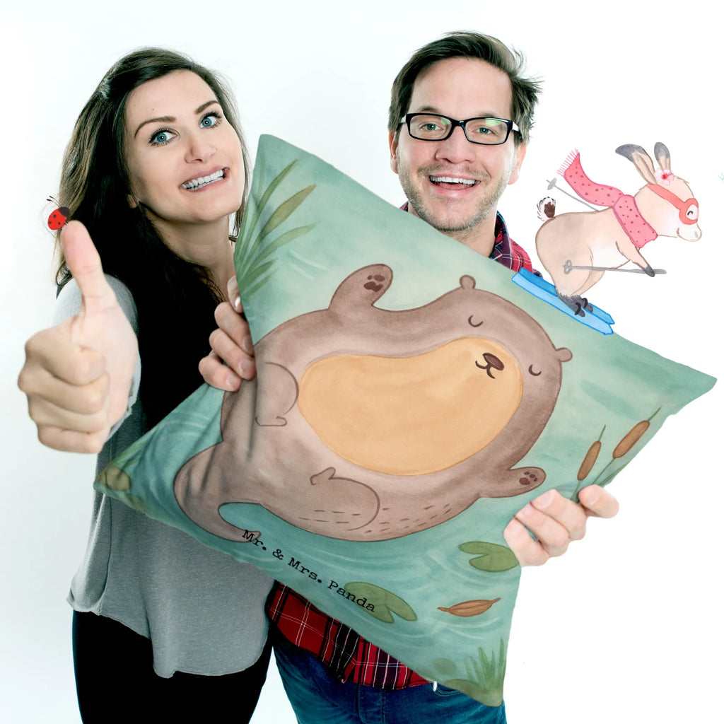 40x40 poduszka wydra Przytulić Design Kuna, wydra, morska wydra