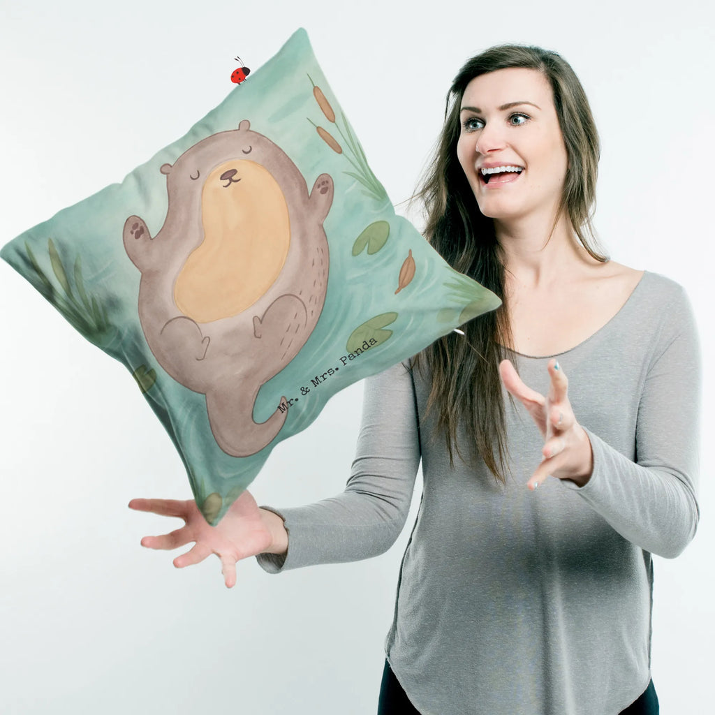 40x40 poduszka wydra Przytulić Design Kuna, wydra, morska wydra