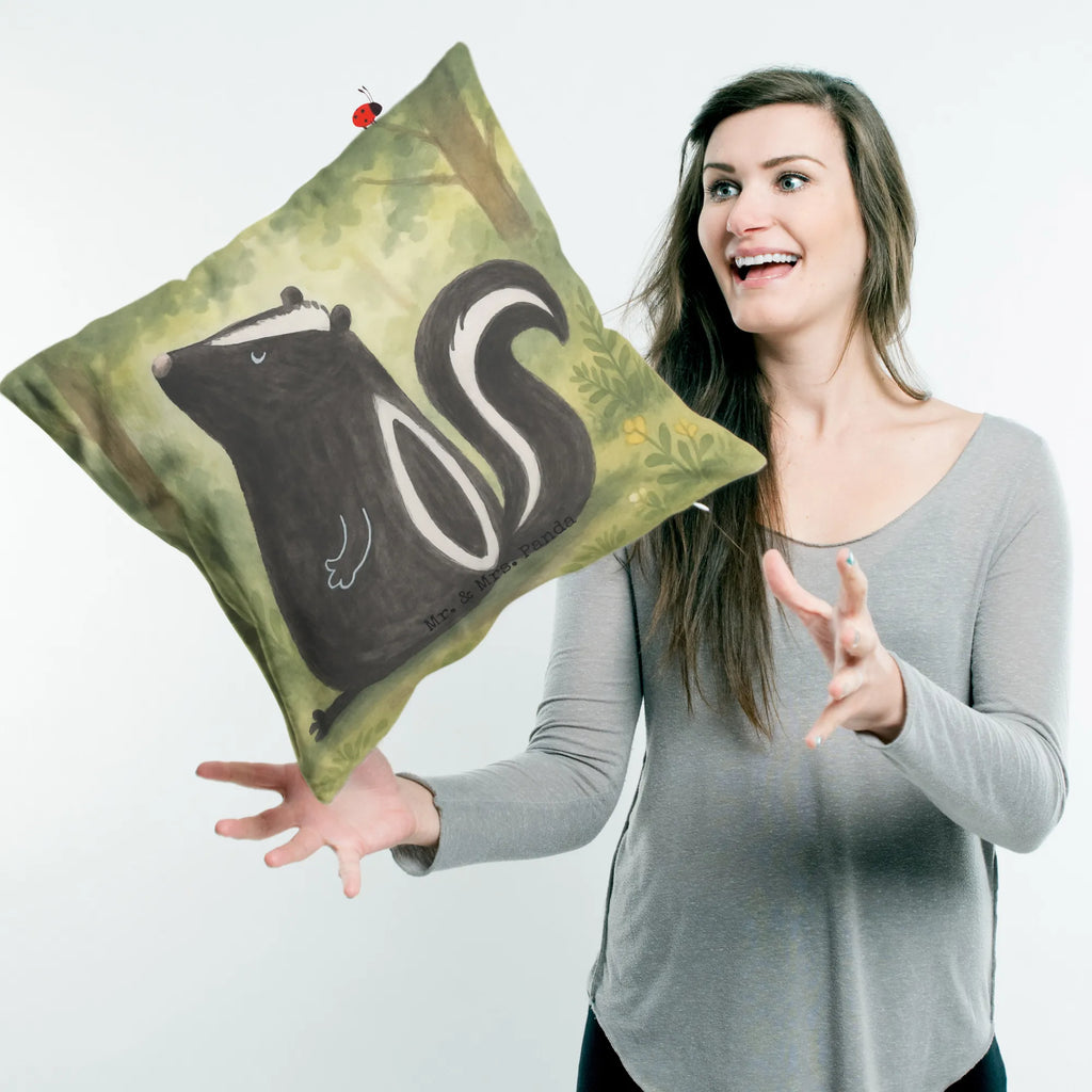 40x40 poduszka skunks siedzenie Design Stinktier, Skunk