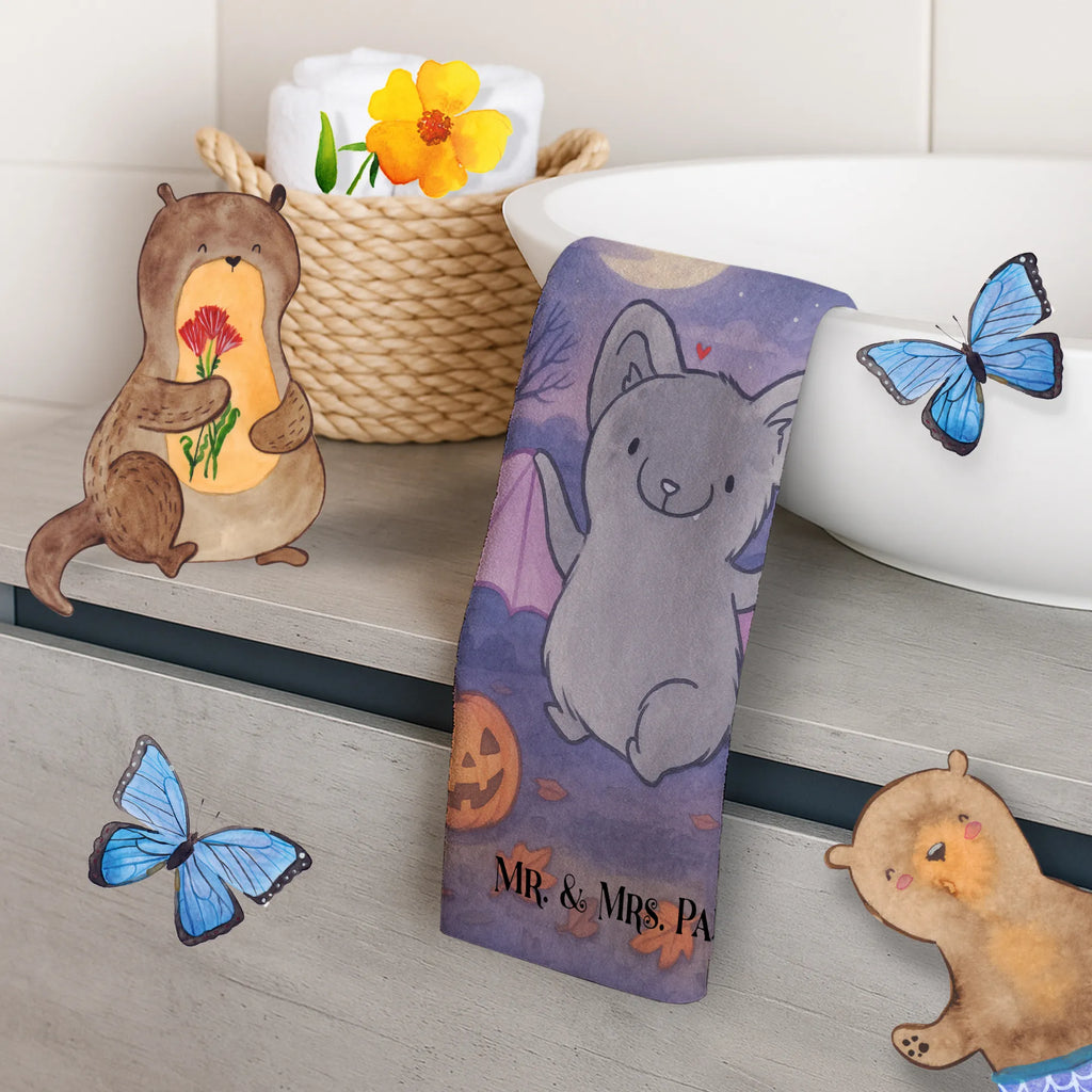 Ręcznik dla gości nietoperz Klasyczny Design Halloween, dekoracje, Martinssingen, dekoracja, prezenty, dawanie