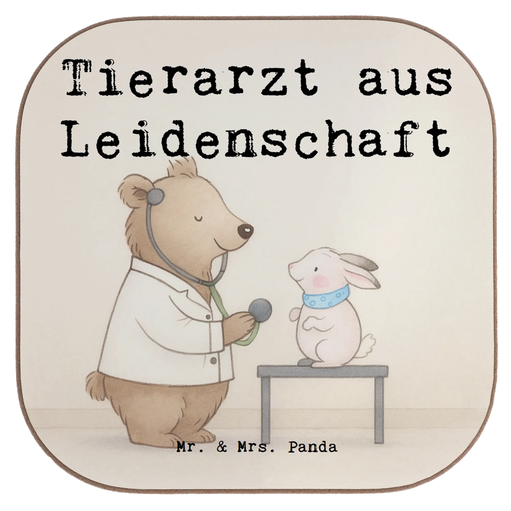 Square coaster Veterinarian Passion Design gifts, gift, breakfast, glass coasters, party, presents, Coasters, gift idea, best, farewell gift, passing exam, anniversary, retirement, promotion, job start, sayings, funny, profession