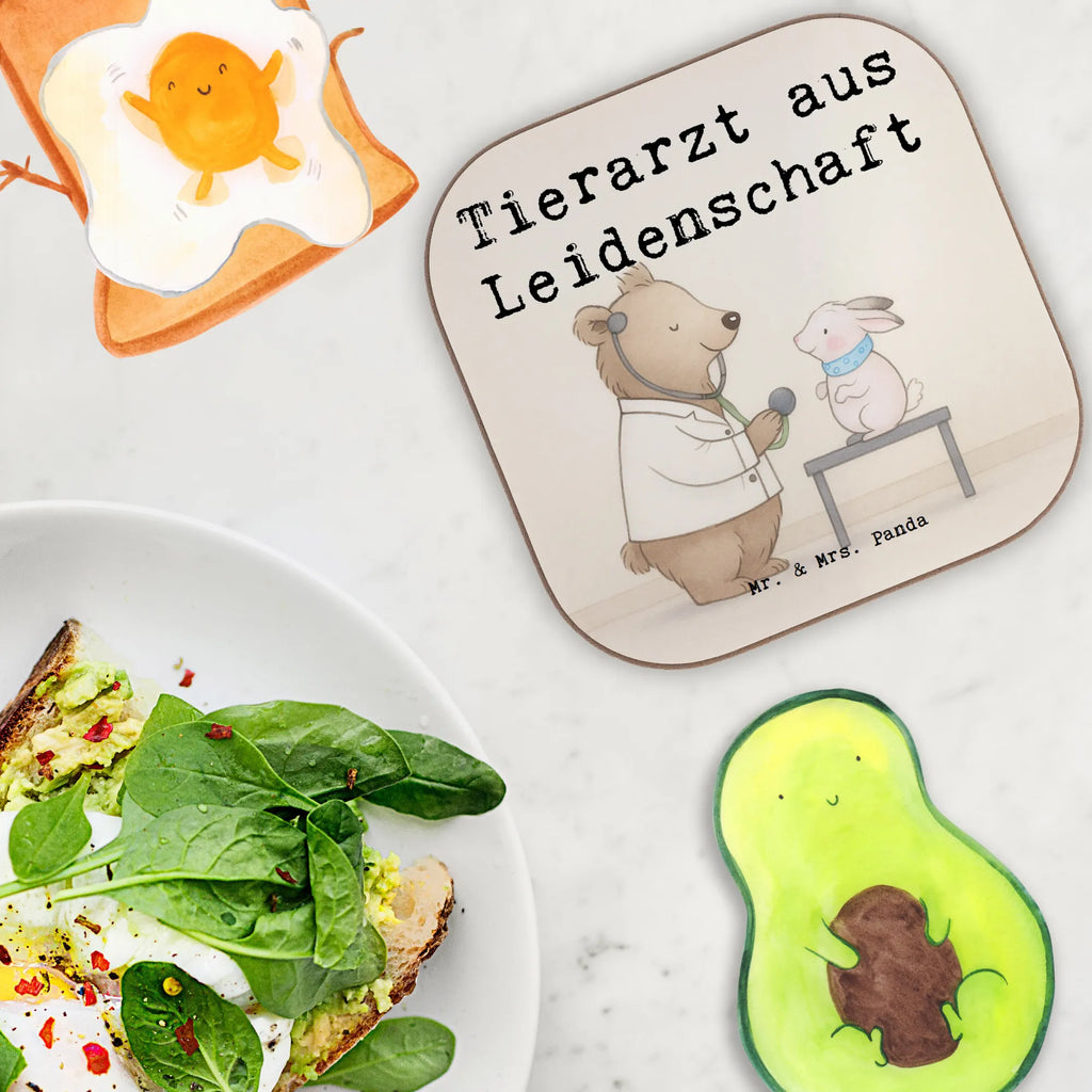 Square coaster Veterinarian Passion Design gifts, gift, breakfast, glass coasters, party, presents, Coasters, gift idea, best, farewell gift, passing exam, anniversary, retirement, promotion, job start, sayings, funny, profession