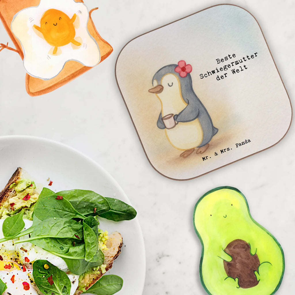 Square coaster penguin Best mother in law in the world Design party, Coasters, gifts, breakfast, presents, gift, glass coasters, for, thank you, giving, birthday, birthday present, gift idea, souvenir, make you happy, gift tip, mom, Mother-in-law, by marriage, parents-in-law, spouse&#39;s mother, mother, mother-in-law