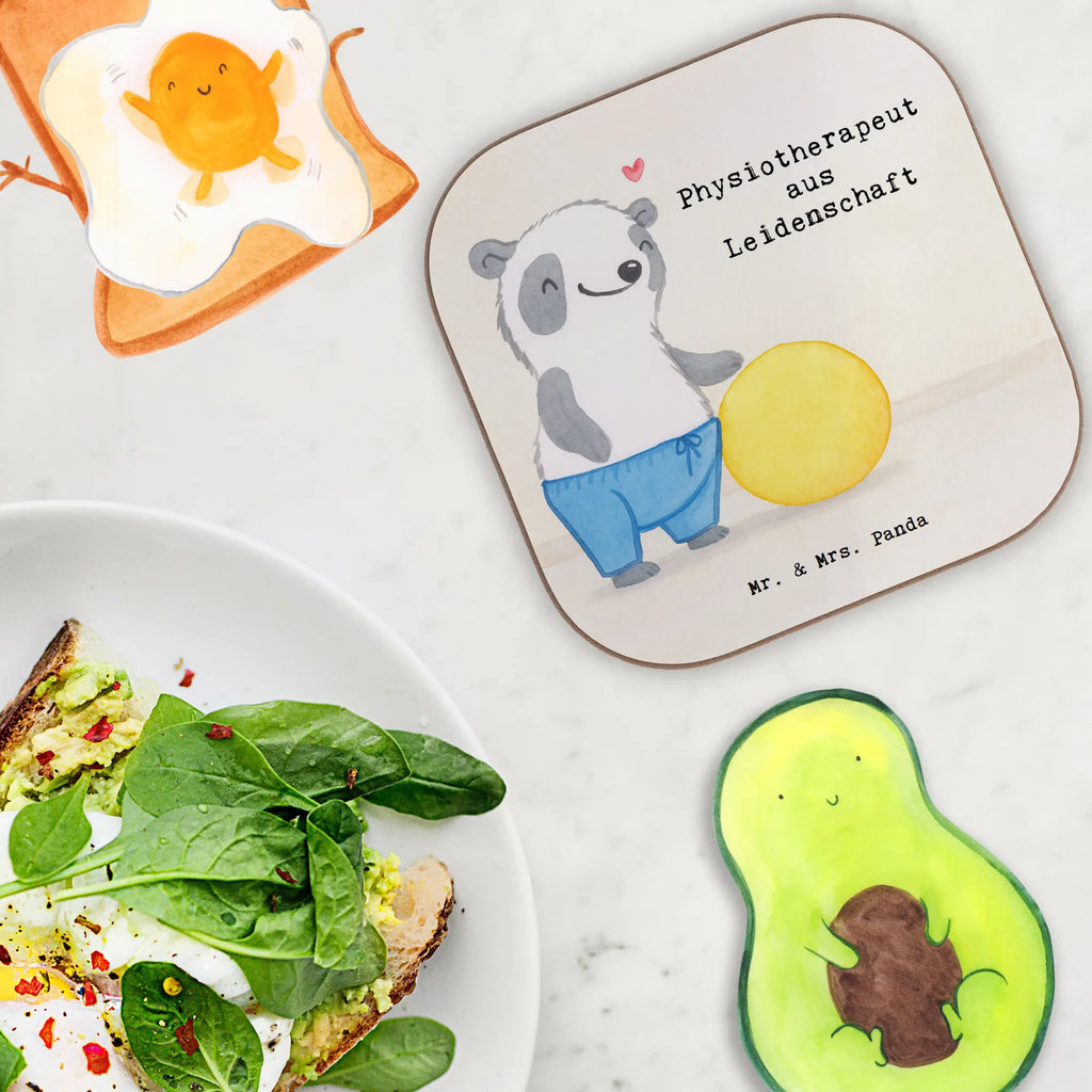 Square coaster Physiotherapist Passion Design Coasters, presents, party, gifts, breakfast, glass coasters, gift, gift idea, best, farewell gift, passing exam, anniversary, retirement, promotion, job start, sayings, funny, profession