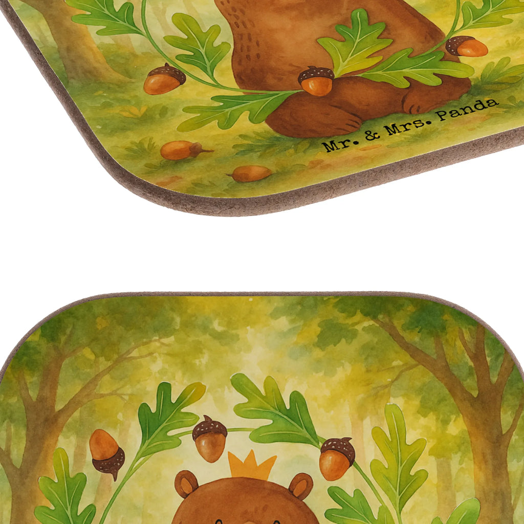 Square coaster bear king Design party, Coasters, gifts, glass coasters, presents, gift, breakfast, bear, teddy, teddy bear, cuddly toy, Daddy, Dad, Daddy Bear, Father's Day, Bear, world best daddy, best daddy, Father