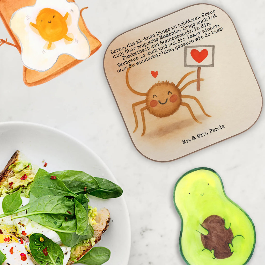 Square coaster Spider Agatha Motivation Design Untersetzer, Bierdeckel, Glasuntersetzer, Untersetzer Gläser, Getränkeuntersetzer, Untersetzer aus Holz, Untersetzer für Gläser, Korkuntersetzer, Untersetzer Holz, Holzuntersetzer, Tassen Untersetzer, Untersetzer Design, Spinne Agathe, Spinne, Agathe, Videos, Merchandise, Motivation, Glück, Liebe, Vertrauen, Dankeschön