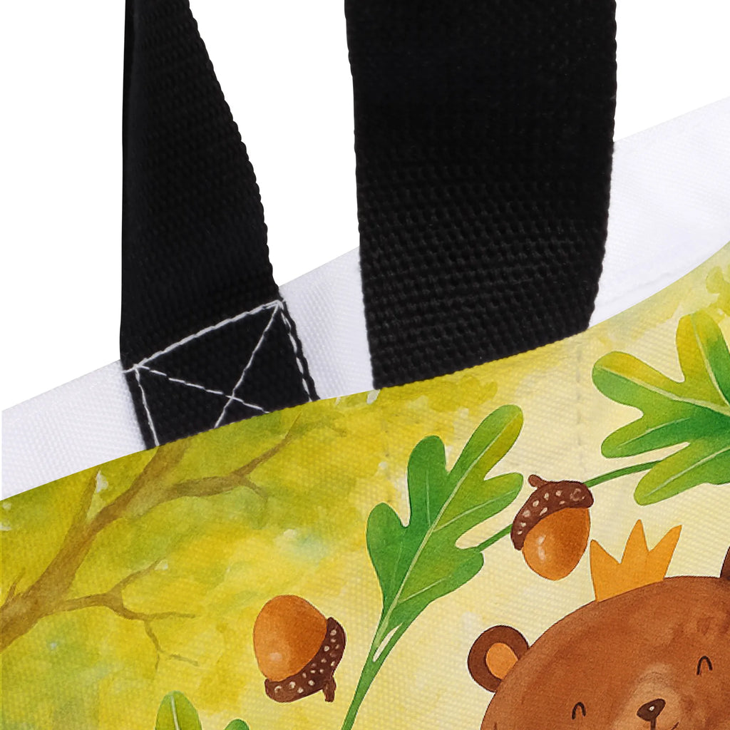 Shopper bear king Design carrier bag, bag, XXL, woman, shopper, large, handle bag, beach bag, shopping bag, bear, teddy, teddy bear, cuddly toy, Daddy, world best daddy, Father, Daddy Bear, Dad, Father's Day, best daddy, Bear