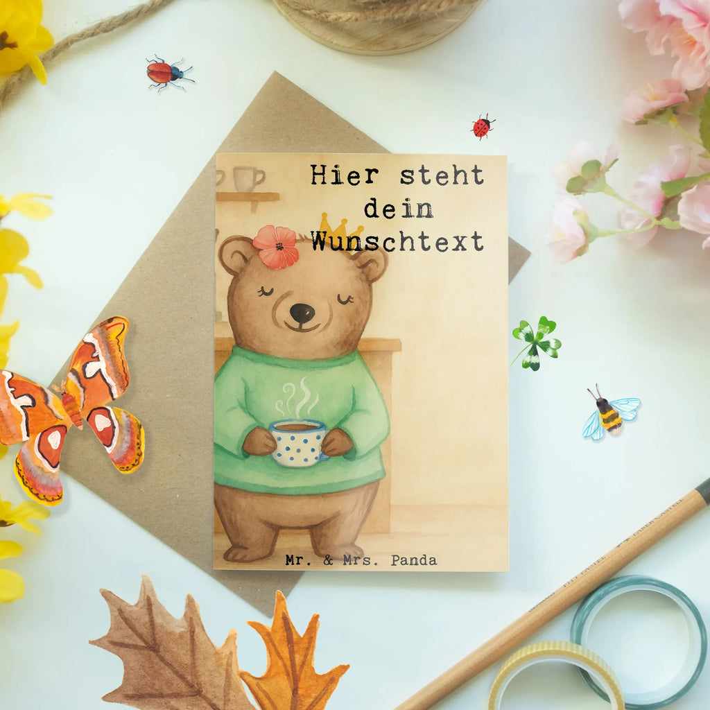 Personalised greetings card Boss Lady Passion Design gift, gift idea, best, farewell gift, passing exam, anniversary, retirement, promotion, job start, sayings, funny, profession