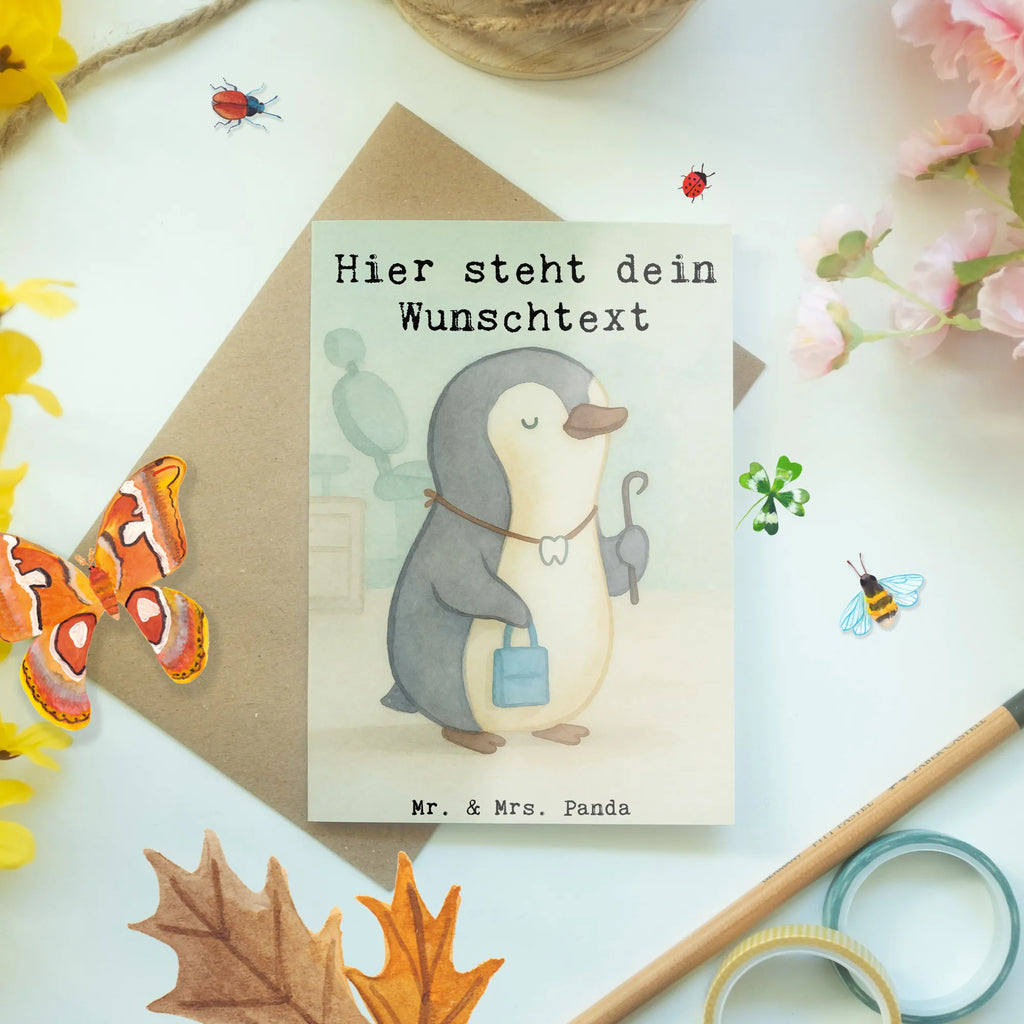 Personalised greetings card Dentist Passion Design gift, gift idea, best, farewell gift, passing exam, anniversary, retirement, promotion, job start, sayings, funny, profession