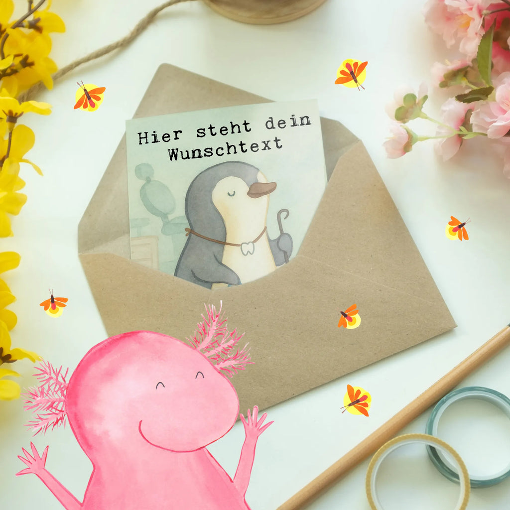 Personalised greetings card Dentist Passion Design gift, gift idea, best, farewell gift, passing exam, anniversary, retirement, promotion, job start, sayings, funny, profession