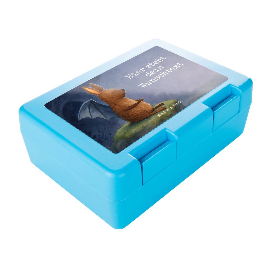 Spersonalizowany pojemnik na kanapki Nietoperz siedzenie Design Motywy zwierzęce, dobra energia, zabawne powiedzonka, zwierzęta