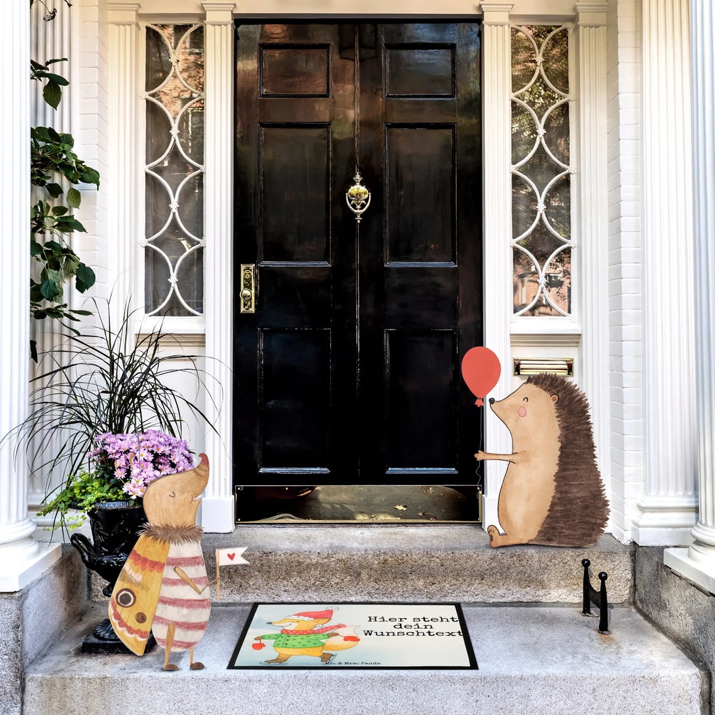 Personalized doormat Fox skates Design Türvorleger personalisiert, Türvorleger mit Namen, Fußmatte mit Namen, Wunschnamen, Fußmatte bedrucken, Personalisierte Fußmatte, Personalisieruung, Haustürmatte personalisiert, Namensfussmatte, Bedrucken, Personalisiert, Winter, Weihnachten, Weihnachtsdeko, Nikolaus, Advent, Heiligabend, Wintermotiv, Weihnachtsbaum, Weihnachtszeit, Weihnachtstage, Tannenbaum, Weihnachtsmann