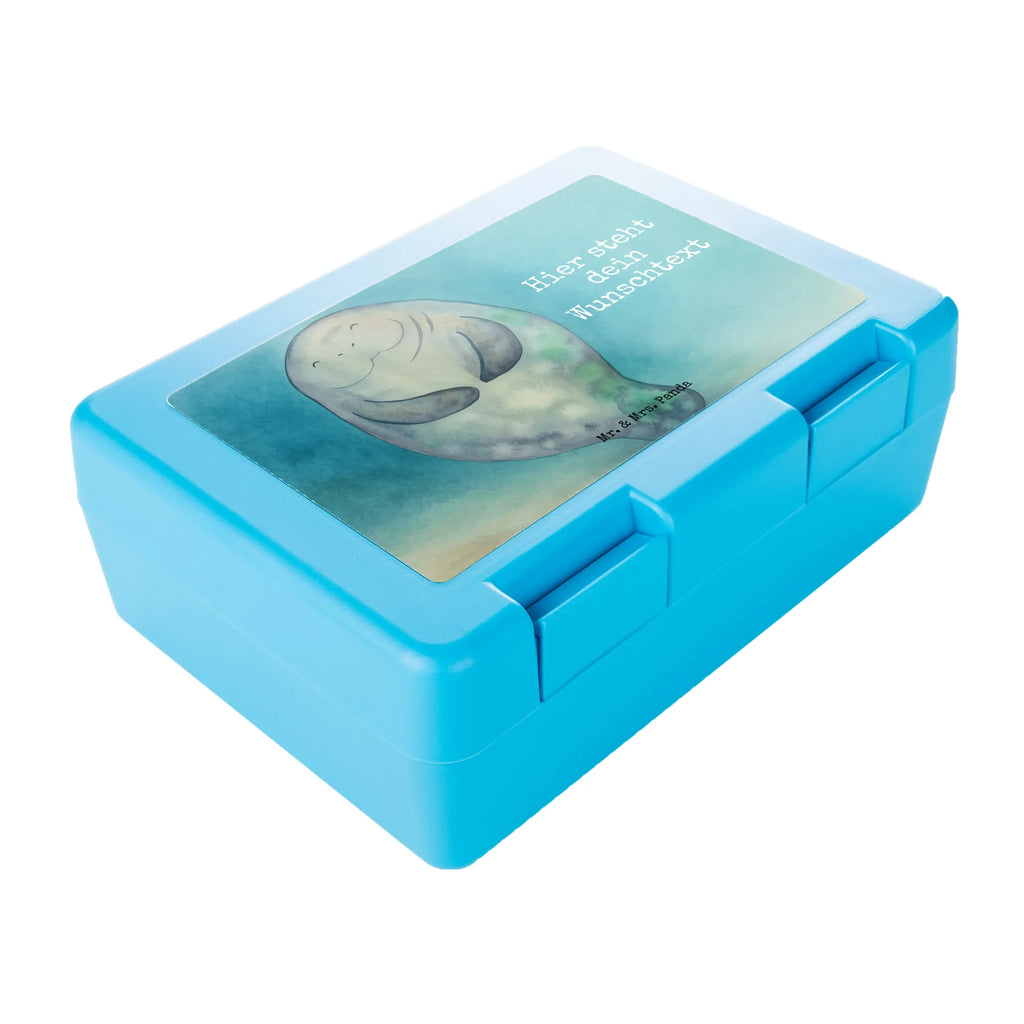 Spersonalizowany pojemnik na kanapki morska krowa Szczęśliwy Design Zwierzeta morskie, Morze, Wakacje