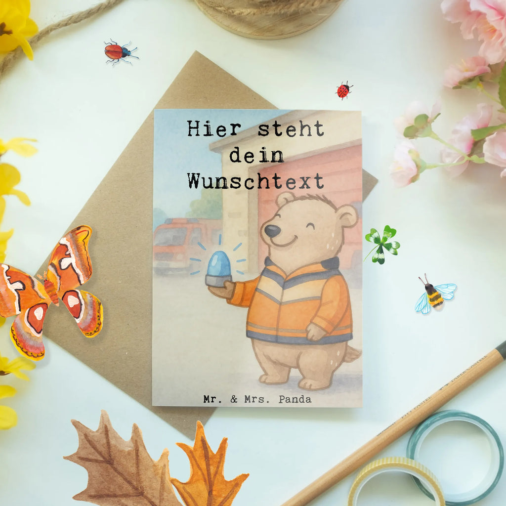 Personalised greetings card Paramedic Passion Design gift, gift idea, best, farewell gift, passing exam, anniversary, retirement, promotion, job start, sayings, funny, profession