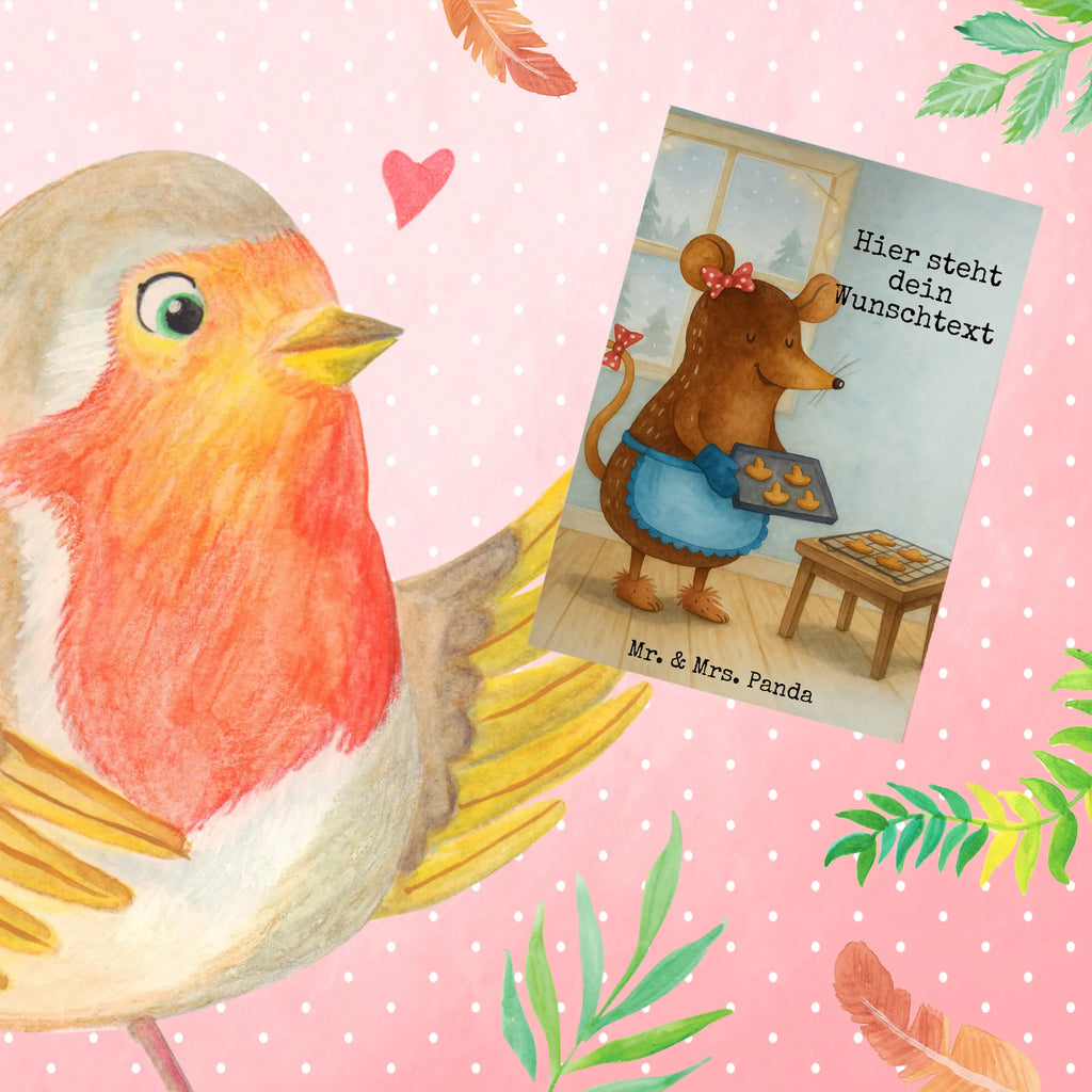 Personalised greetings card Mouse Cookies Design Winter, Christmas, Christmas time, snow, cookies, christmas cookies, winter, christmas baking, christmas, chaosqueen, baking, mouse