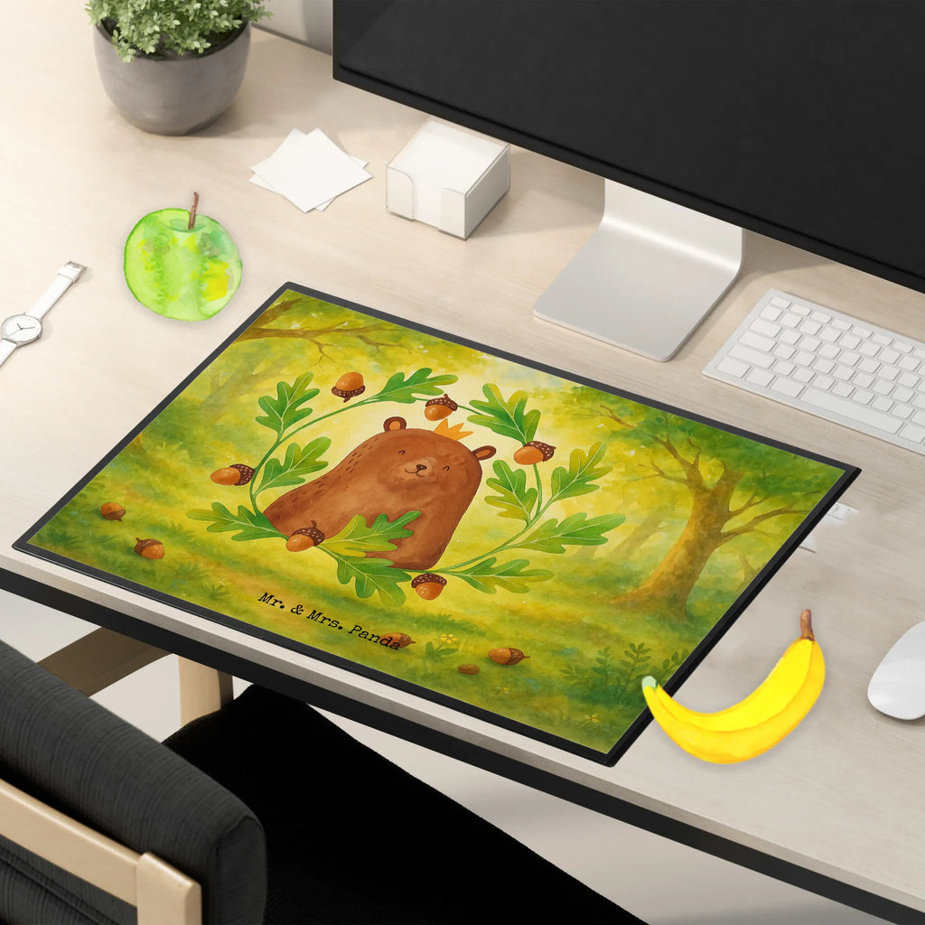 Schreibtischunterlage Bär König Design Schreibtischauflage, Schreibunterlage, Schreibtisch Unterlagen, Bürobedarf, Schreibwaren, Schreibtischunterlage Groß, Büroartikel, Bär, Teddy, Teddybär, bester Vater, bester Papa, Papi, Papa Bär, Papa, Vater, Daddy, weltbester Papa, Dad, Vatertag