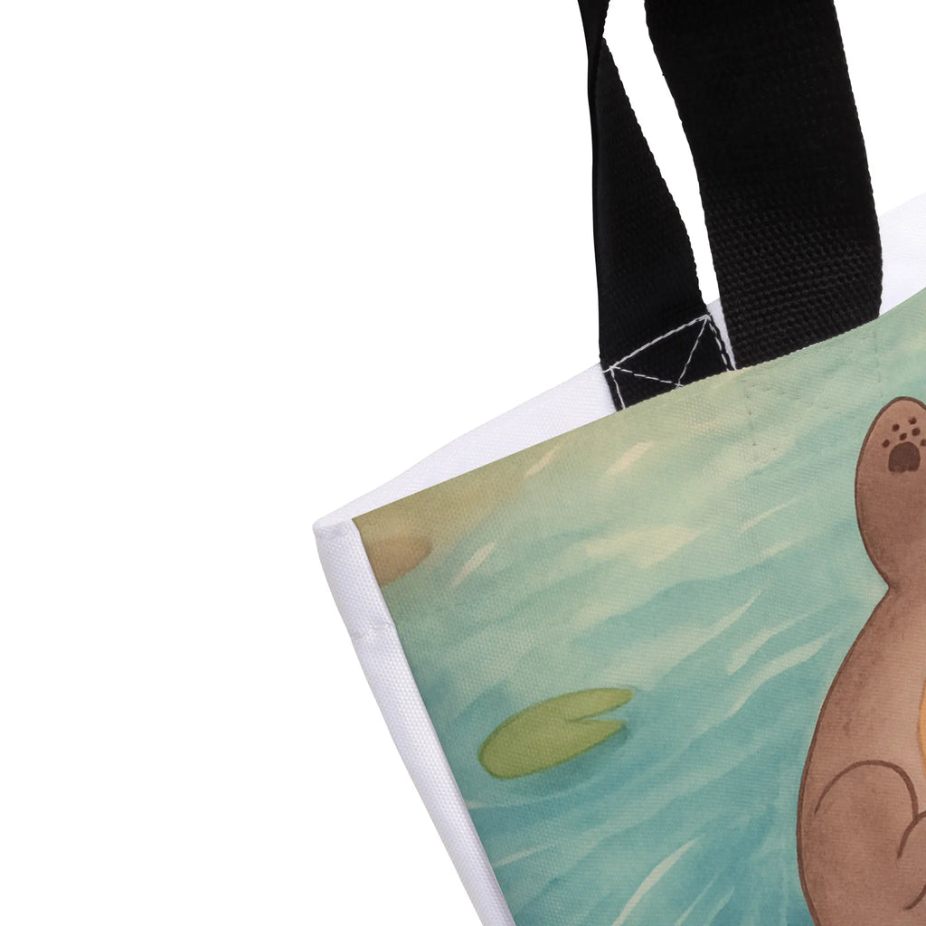 Shopper otter Embrace Design large, shopping bag, carrier bag, shopper, XXL, woman, handle bag, beach bag, bag, otter, marten, sea otter, European otter, water mammal, aquatic animal, baby otter, predator, water, otter gifts, animal lover, gift ideas for animal lovers, animal, mammal, water animal, gifts for people in love, Otter Sea Otter Lake Otter