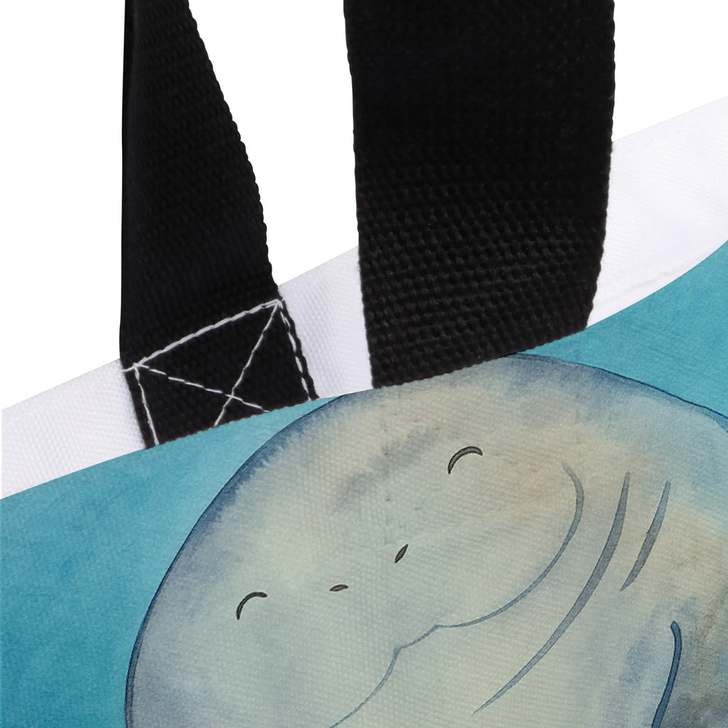 Shopper manatee happy Design large, shopping bag, shopper, handle bag, woman, XXL, beach bag, carrier bag, bag, Seafood, aquatic animals, ocean, sea, fish, shells, corals, reef, whale, narwhal, sea urchin, lobster, platypus, turtle, manatee, crocodile, orca, shrimp, gifts for seafood lovers, water world, underwater animals, underwater world, vacation, deep sea, seafood fans, gift ideas, seafood decoration, seafood posters, Carefulness, Girlfriend, Manatee, New start, New beginning, Manatees, Self-love, Respect, Lovesickness, Satisfaction