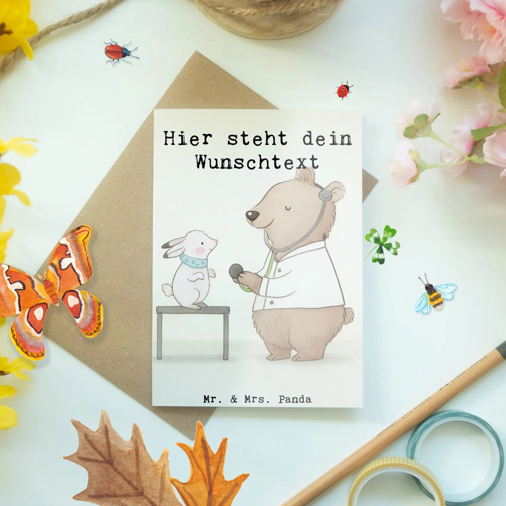 Personalised greetings card Veterinarian Passion Design gift, gift idea, best, farewell gift, passing exam, anniversary, retirement, promotion, job start, sayings, funny, profession