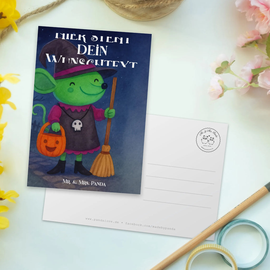 Personalisierte Postkarte Maus Hexe Design Grußkarte mit Namen, Postkarte personalisierbar, Postkarte mit Wunschtext, Karte mit Wunschtext, Geschenkkarte mit Namen, Postkarte bedrucken, Postkarte mit Namen, Ansichtskarte mit Namen, Einladung mit Wunschtext, Einladung mit Namen, Geschenkkarte mit Wunschtext, Grußkarte mit Wunschtext, Karte mit Namen, Ansichtskarte mit Wunschtext, Halloween, Deko, Martinssingen, Dekoration, Geschenke, Schenken