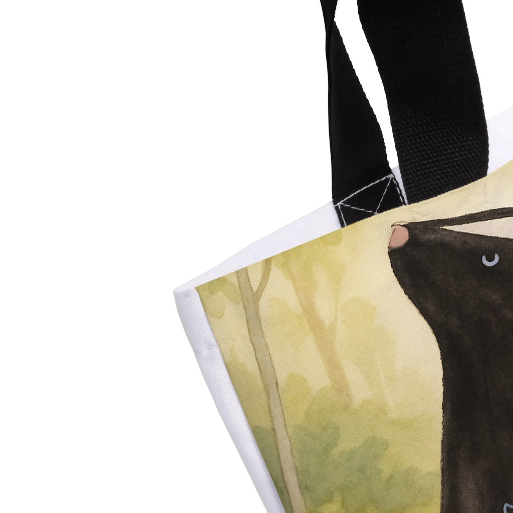 Shopper skunk Sit Design handle bag, shopping bag, woman, carrier bag, bag, large, beach bag, shopper, XXL, Skunk, skunk, know-it-all, office, slogan, law, predator, stinker, stinky, wild animal