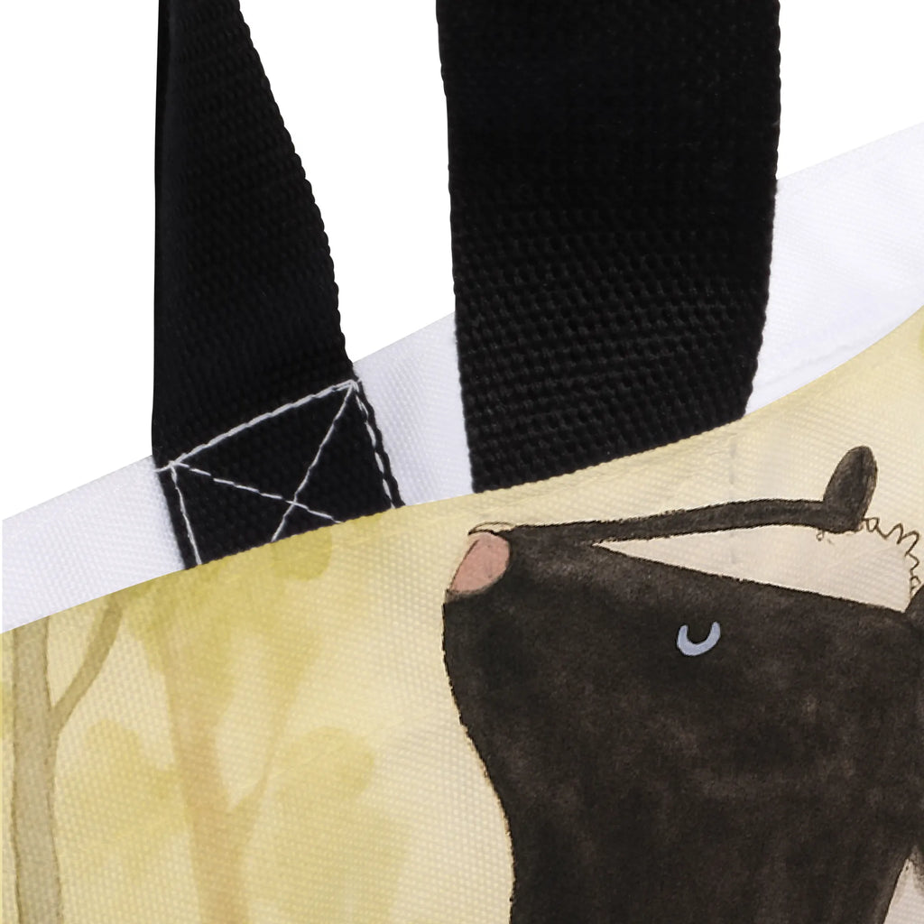 Shopper skunk Sit Design handle bag, shopping bag, woman, carrier bag, bag, large, beach bag, shopper, XXL, Skunk, skunk, know-it-all, office, slogan, law, predator, stinker, stinky, wild animal