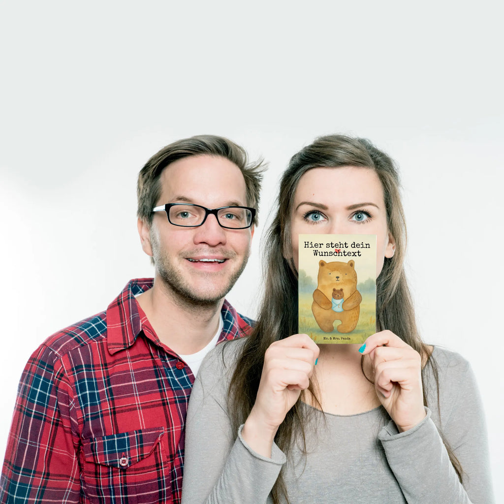 Personalizowana kartka pocztowa Niedźwiedź Niemowlę Design Niedźwiedź, Miś, Pluszowy miś