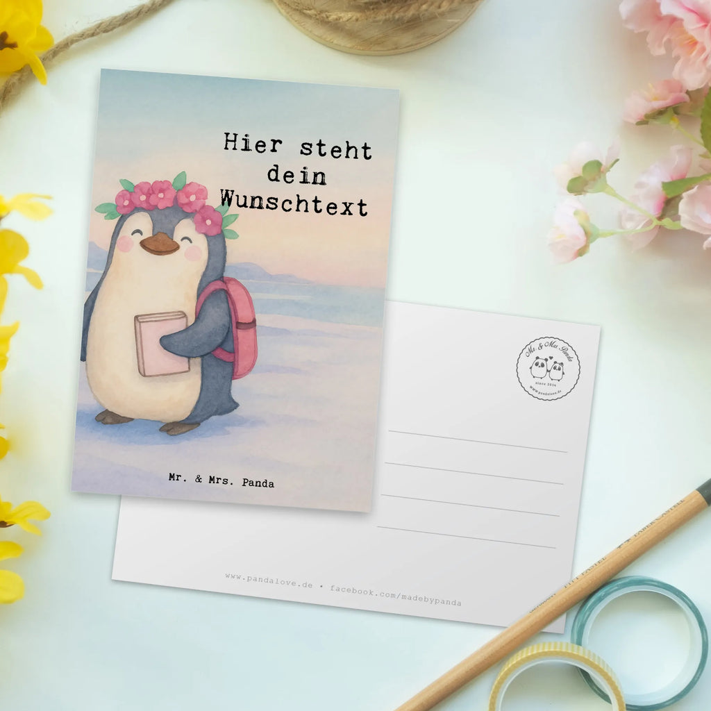 Personalisierte Postkarte Pinguin Beste Tochter der Welt Design Geschenkkarte mit Wunschtext, Grußkarte mit Wunschtext, Einladung mit Namen, Ansichtskarte mit Namen, Karte mit Namen, Einladung mit Wunschtext, Postkarte mit Wunschtext, Postkarte bedrucken, Postkarte mit Namen, Grußkarte mit Namen, Ansichtskarte mit Wunschtext, Postkarte personalisierbar, Karte mit Wunschtext, Geschenkkarte mit Namen, für, Dankeschön, Geschenk, Schenken, Geburtstag, Geburtstagsgeschenk, Geschenkidee, Danke, Bedanken, Mitbringsel, Freude machen, Geschenktipp, Kinder, Vater, Töchter, Mutter, Töchterchen, Kind, Tochter, Familie, Kleine, Belohnung, Geburt