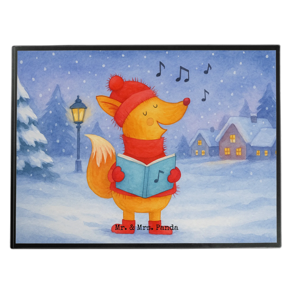 Schreibtischunterlage Fuchs Sänger Design Bürobedarf, Büroartikel, Schreibtischunterlage Groß, Schreibtischauflage, Schreibwaren, Schreibunterlage, Schreibtisch Unterlagen, Winter, Weihnachten, Weihnachtsdeko, Nikolaus, Advent, Heiligabend, Wintermotiv, Sänger, Singen, Füchse, Weihnachtslieder, Fuchs, Geschenk Sänger