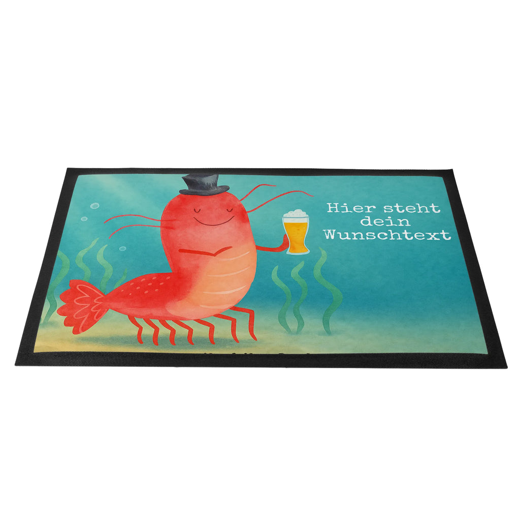 Personalisierte Fußmatte Hummer Weizen Design Türvorleger personalisiert, Haustürmatte personalisiert, Türvorleger mit Namen, Personalisierte Fußmatte, Wunschnamen, Namensfussmatte, Fußmatte bedrucken, Fußmatte mit Namen, Personalisiert, Personalisieruung, Bedrucken, Meerestiere, Meer, Urlaub, Bierliebhaber, Wirtschaft, Junggesellin, Junggeselle, Kneipe, Garnelen, Garnele, Kochen, Bier, Männerhaushalt, Gasthaus