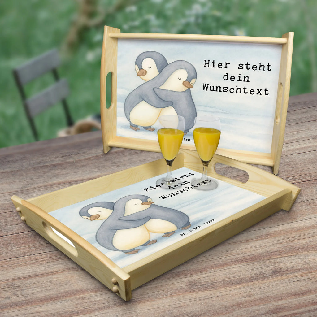 Spersonalizowana taca serwisowa Pingwin Najlepsza ulubiona przyjaciółka na świecie Design dla, Dziękuję, Prezent, Wręczyć, Urodziny, Prezent urodzinowy, Pomysł na prezent, Podziękować, Upominek, Sprawić radość, Tip na prezent