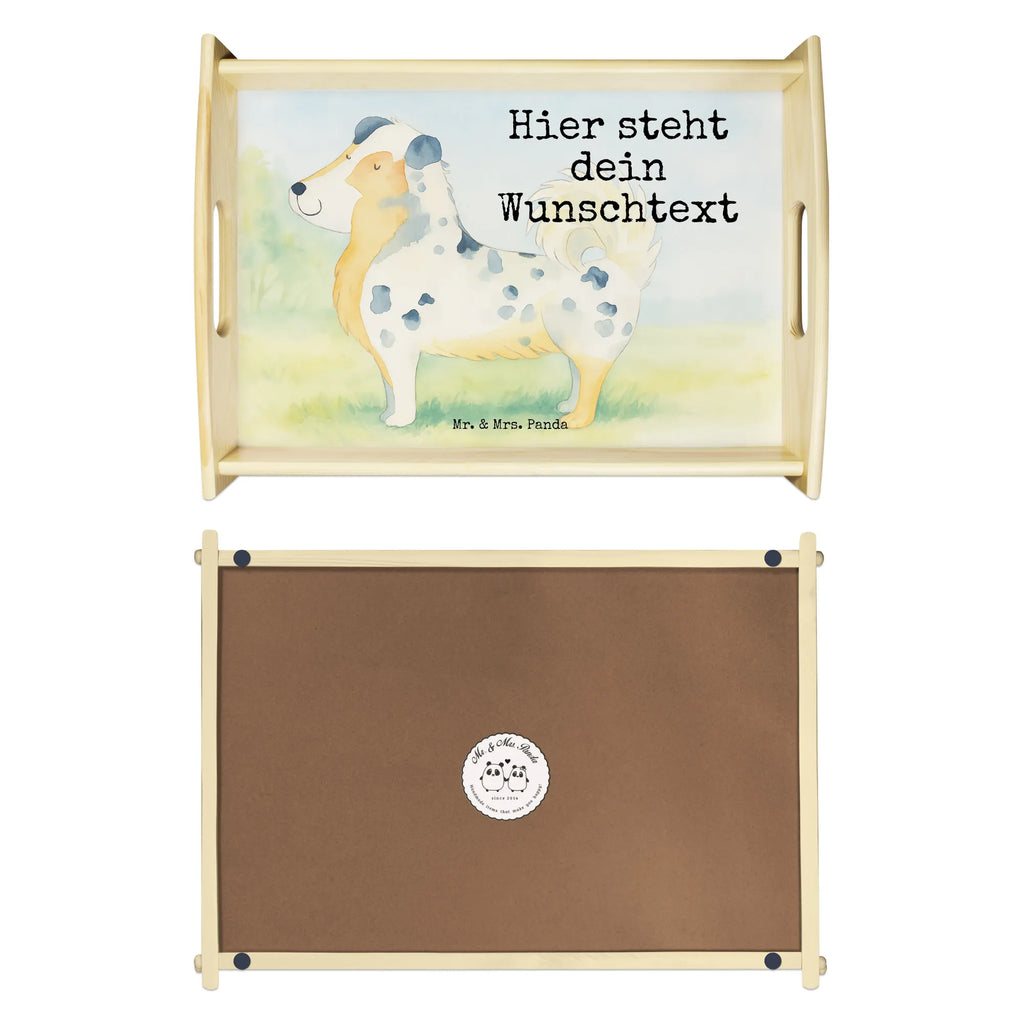 Personalisiertes Serviertablett Hund Australien Shepherd Design Tablett mit Namen, Personalisiertes Frühstückstablett, Personalisiertes Tablett, Personalisiertes Dekotablett, Personalisiertes Serviertablett, Personalisiertes Küchentablett, Serviertablett mit Namen, Personalisiertes Holztablett, Hund, Hundemotiv, Haustier, Hunderasse, Tierliebhaber, Hundebesitzer, Sprüche, Familienhund, Australien Shepherd, Hundeliebe, Spruch, Shepherd